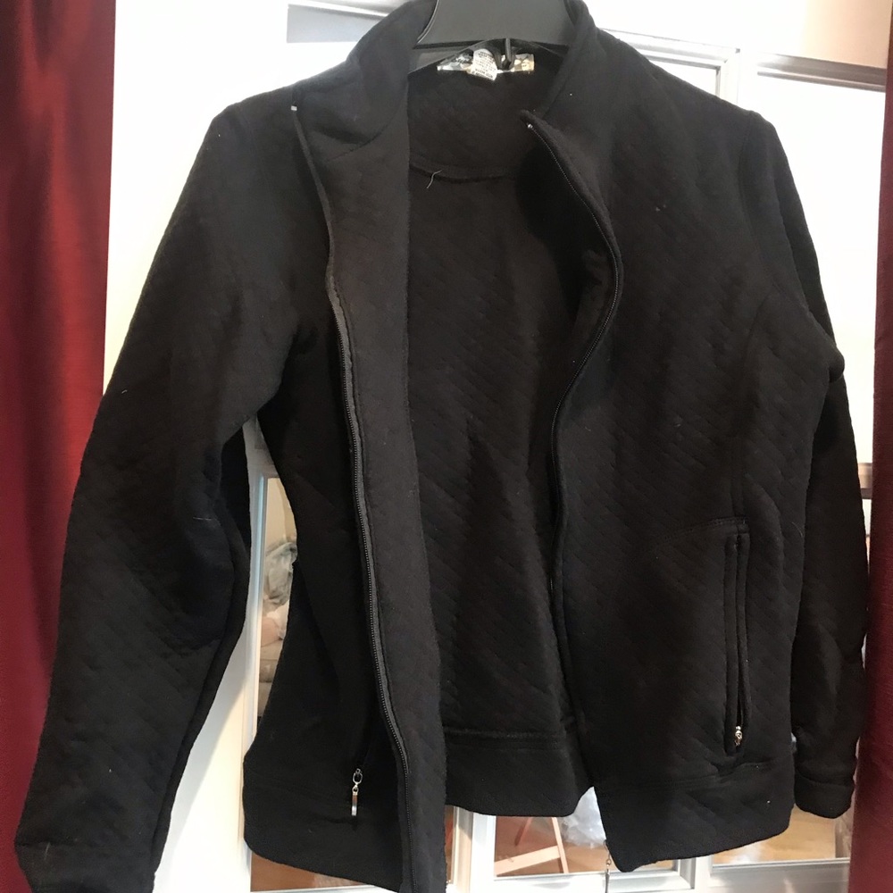 Stephanie Rogers front zipper sweatshirt